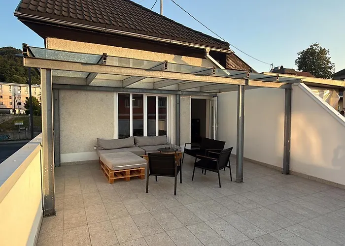 Big Duplex Terrace Free Parking Center アパート リュブリャナ